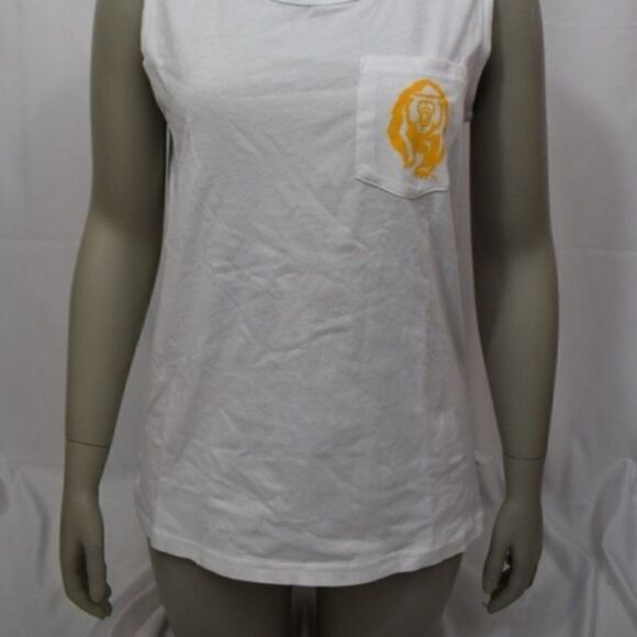 PINK Cal State Bears White Pocket Tank Top NWT - Picture 2 of 4